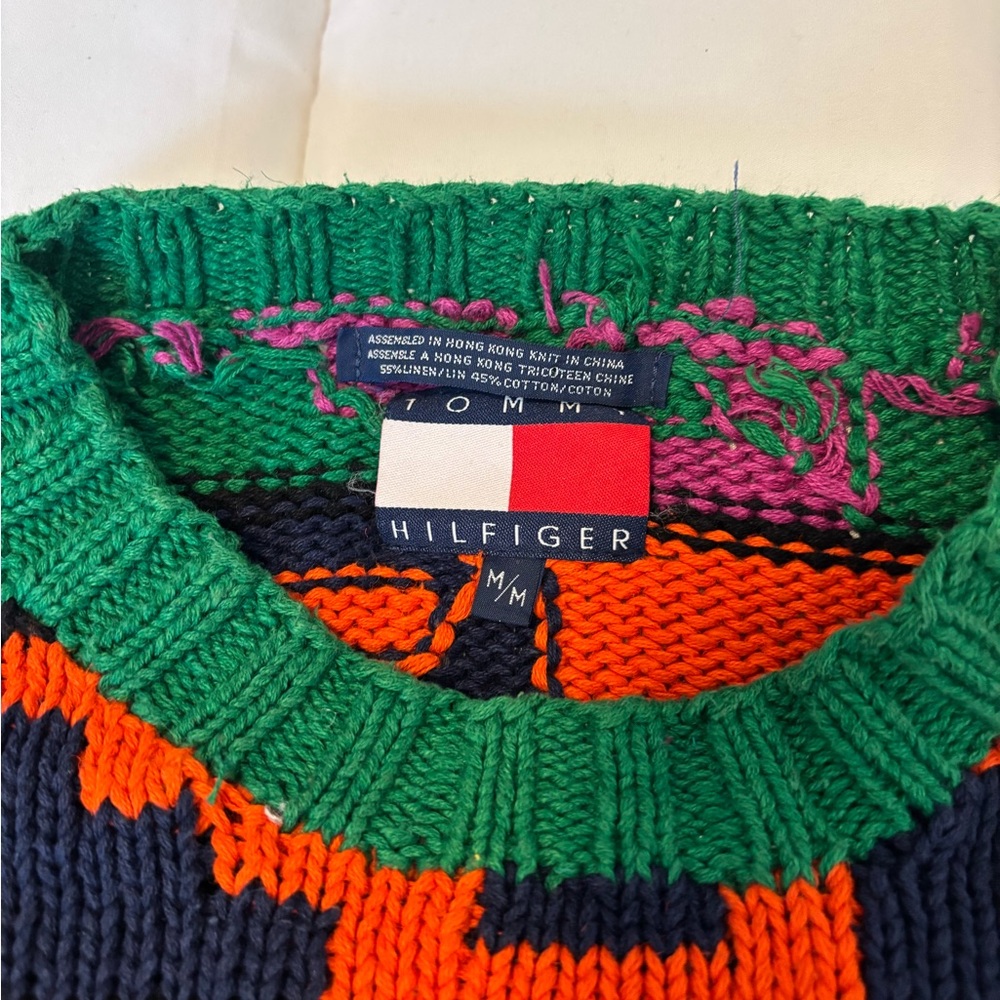 Colorful Geometric Pattern Sweater - Picture 3 of 4
